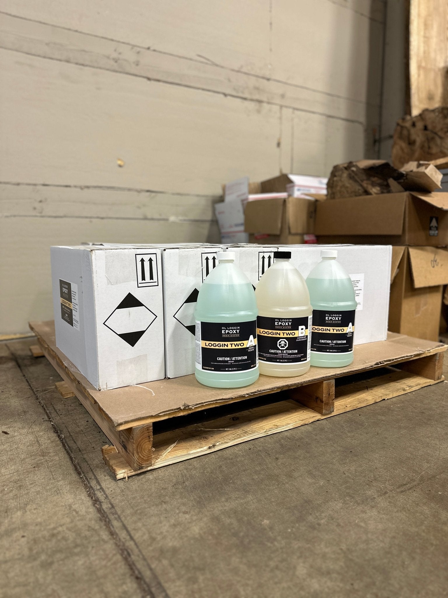 Ol Loggin | Loggin Two | Deep Pour 2:1 Epoxy | 30gal (~120L) Wholesale Bundle | Epoxy | Hamilton Lee Supply