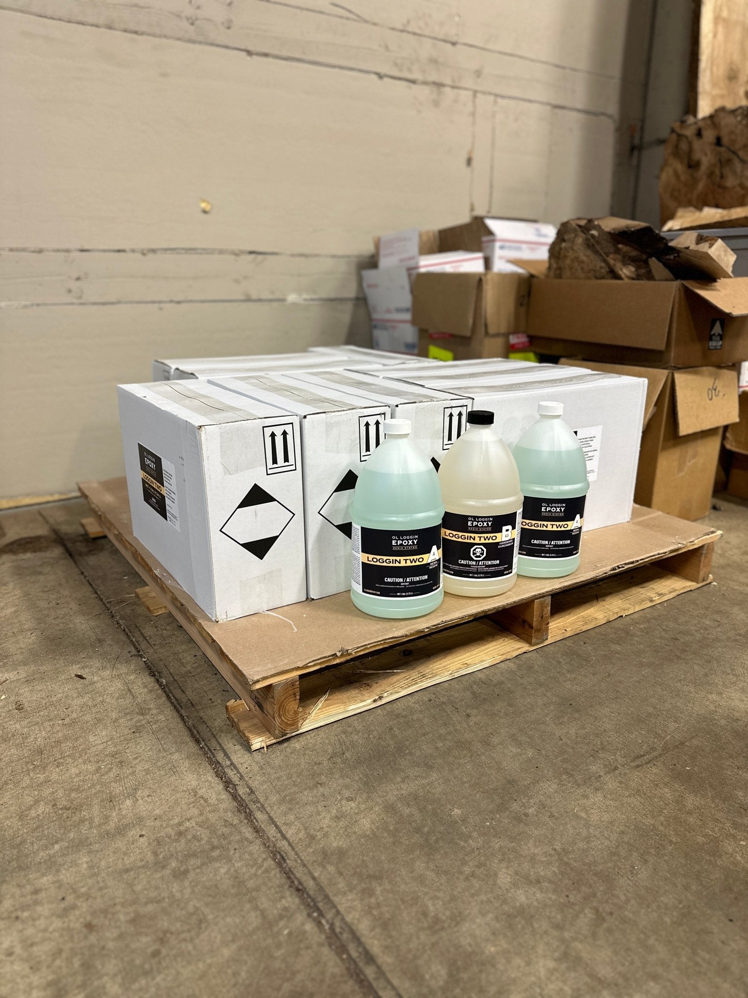 Ol Loggin | Loggin Two | Deep Pour 2:1 Epoxy | 30gal (~120L) Wholesale Bundle | Epoxy | Hamilton Lee Supply