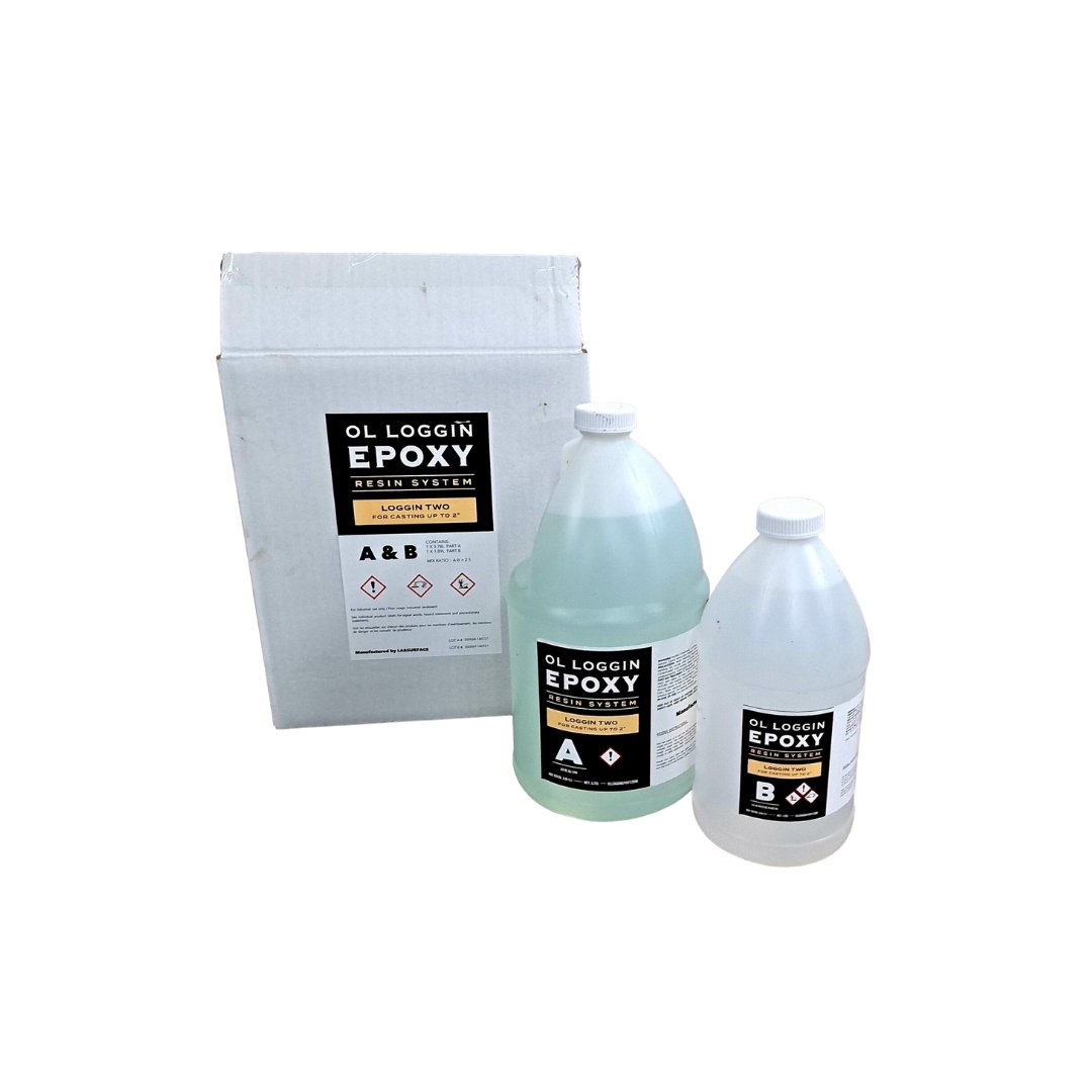 Ol Loggin | Loggin Two | Deep Pour 2:1 Epoxy | 60gal (~227L) Wholesale Bundle | Epoxy | Hamilton Lee Supply