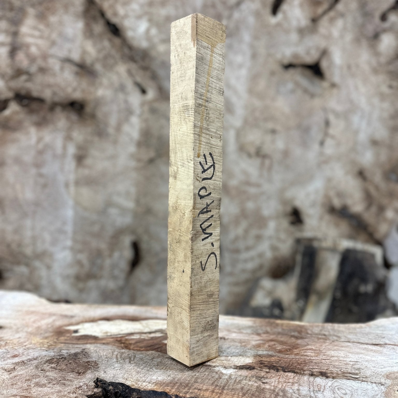 Silver Maple Spindle Blank | Silver Maple | Hamilton Lee Supply