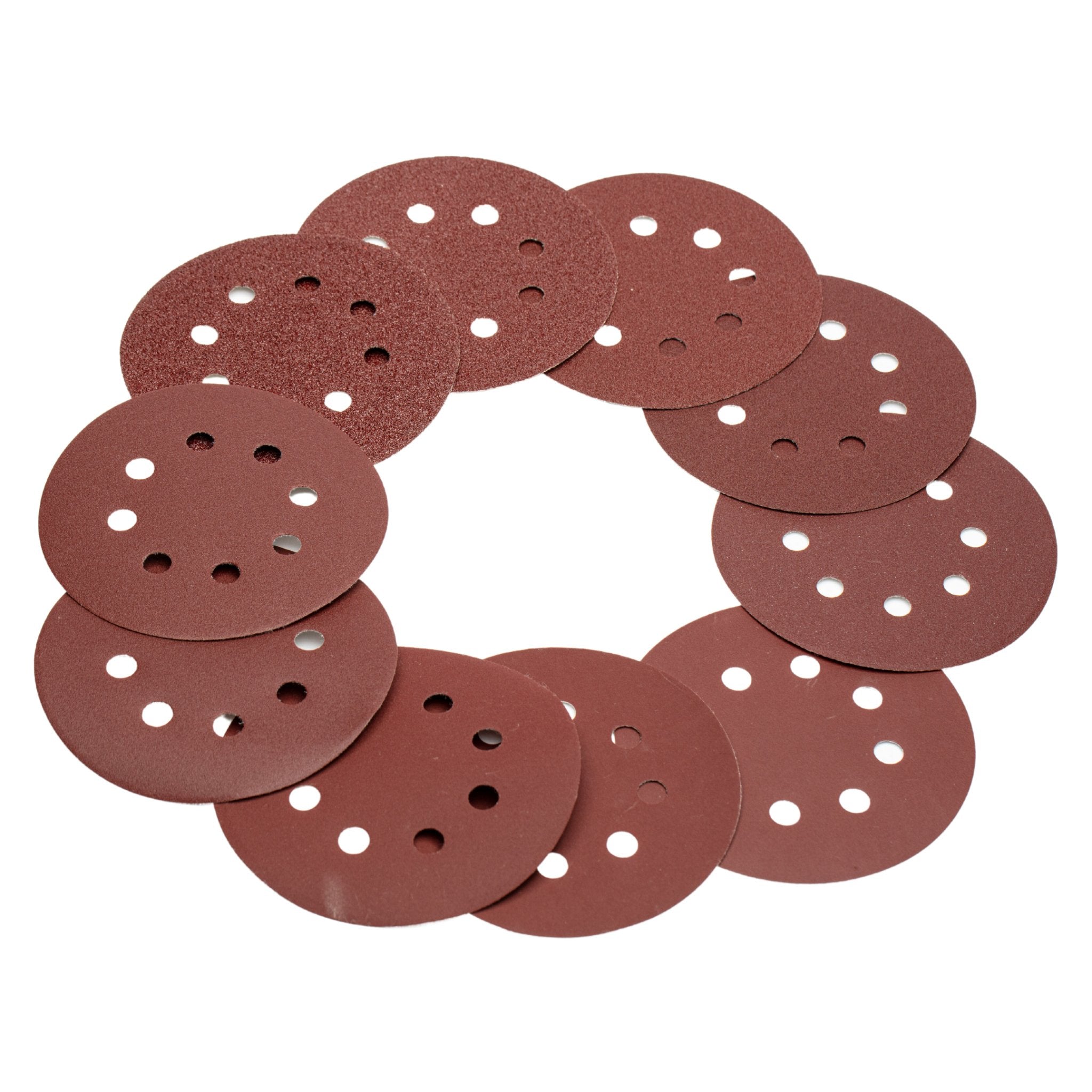 Starbond 5-inch 8 Hole Hook-and-Loop Sanding Discs - Value Pack, 100 PCS | Adhesive | Starbond