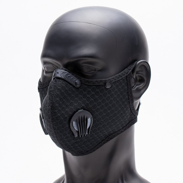 Starbond Black Dust Mask with 3 Carbon Filters, One Size Fits Most | Adhesive | Starbond