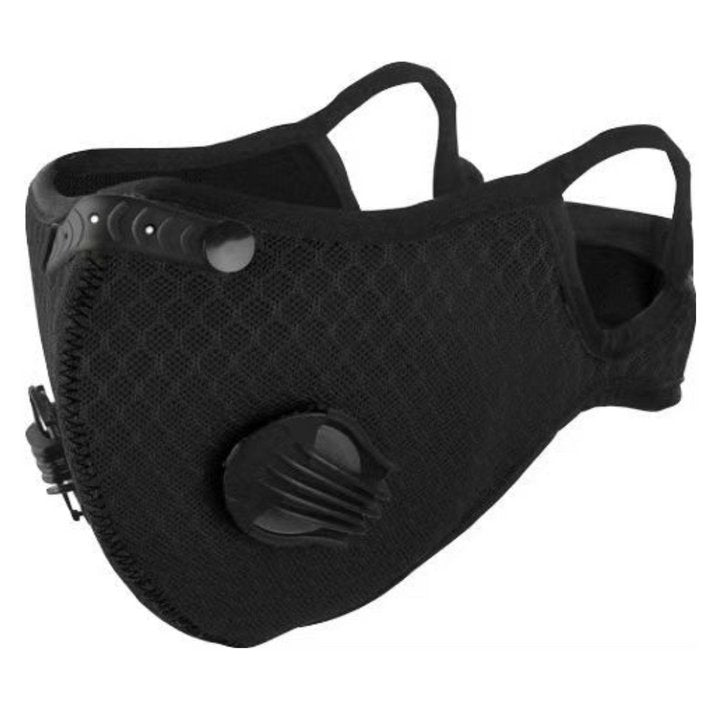 Starbond Black Dust Mask with 3 Carbon Filters, One Size Fits Most | Adhesive | Starbond