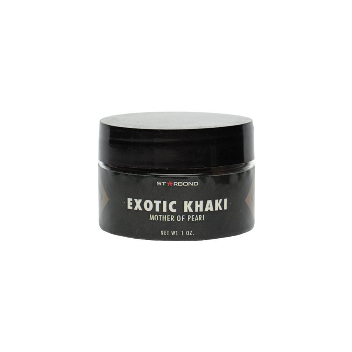 Starbond Exotic Khaki Mother of Pearl Inlay Flakes, 1 oz. | Adhesive | Starbond