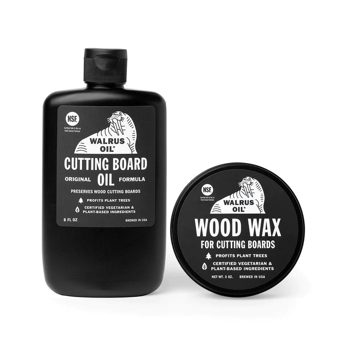 Walrus Oil | Walrus Oil Cutting Board Oil and Wood Wax Bundle | Finish | Hamilton Lee Supply