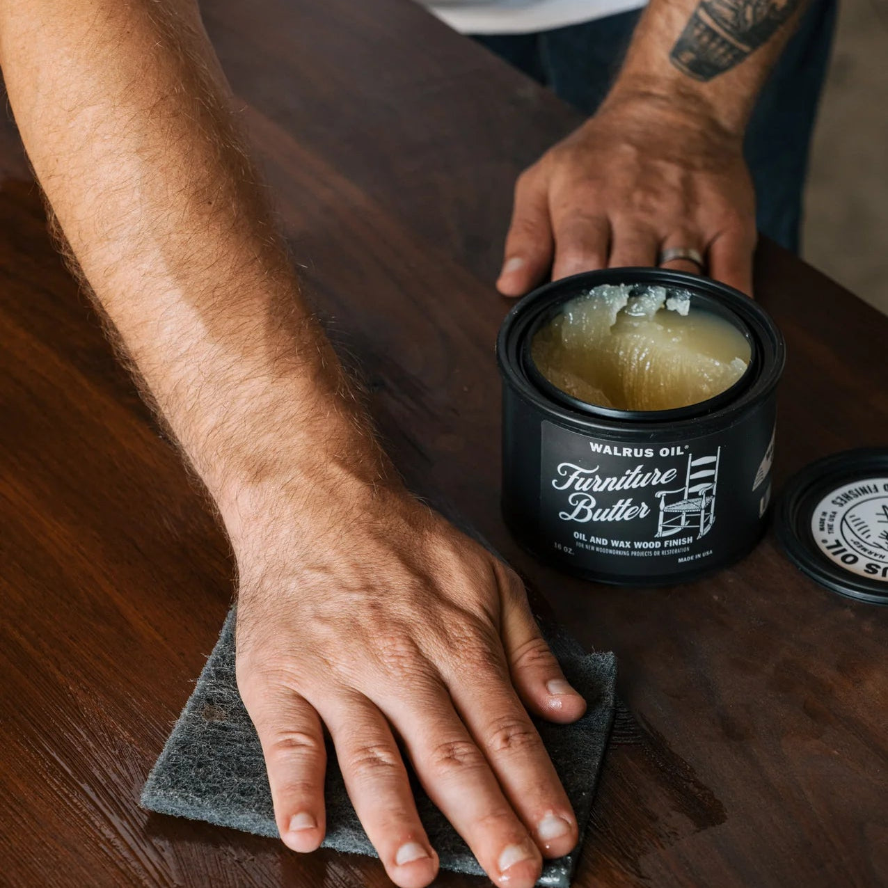 Walrus Oil Furniture Butter 16oz | Finish | Hamilton Lee Supply