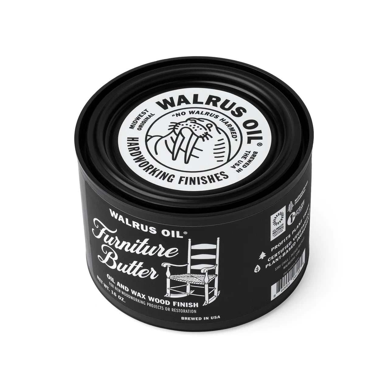 Walrus Oil Furniture Butter 16oz | Finish | Hamilton Lee Supply