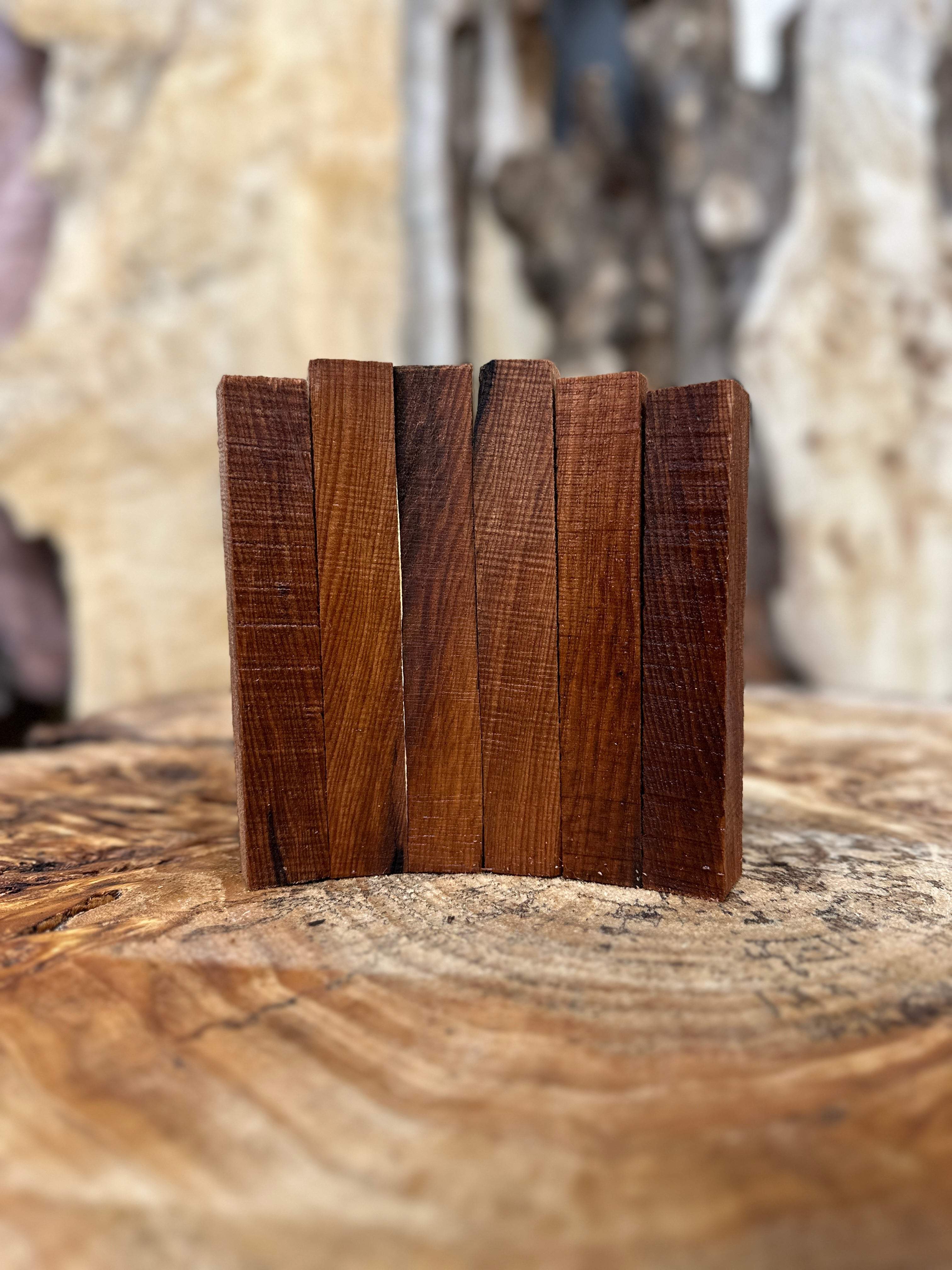 Redwood Burl Pen Blanks 6 Pack Bundle | Redwood Burl | Hamilton Lee Supply
