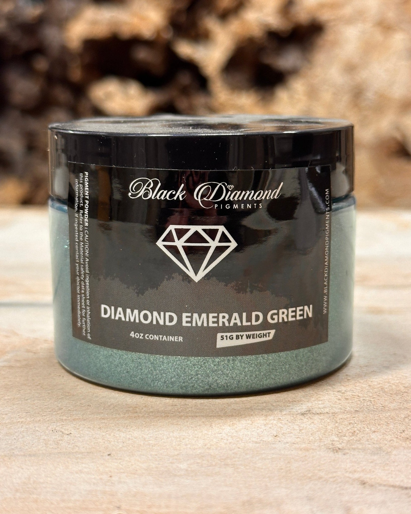 Black Diamond Pigments - Diamond Emerald Green - 51g | Mica Pigment | Black Diamond Pigments