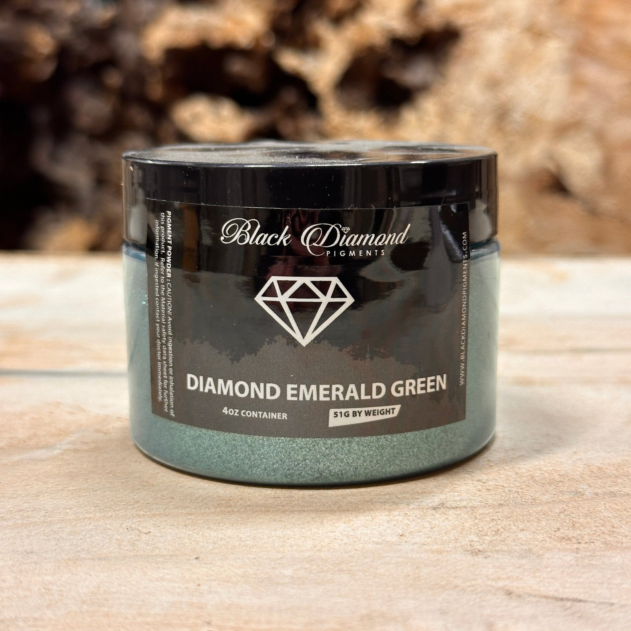Black Diamond Pigments - Diamond Emerald Green - 51g | Mica Pigment | Black Diamond Pigments