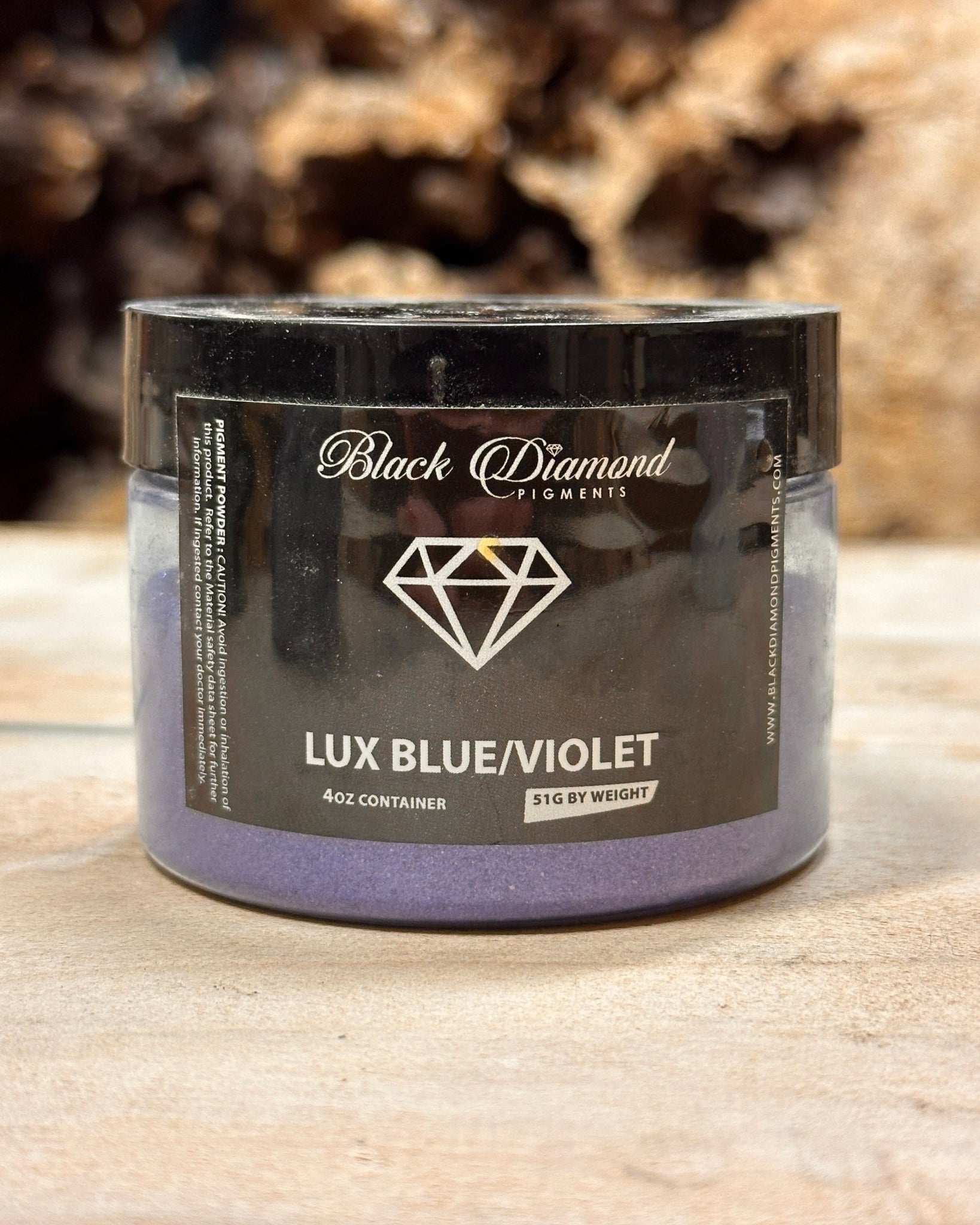 Black Diamond Pigments - Lux Blue/Violet - 51g | Mica Pigment | Black Diamond Pigments