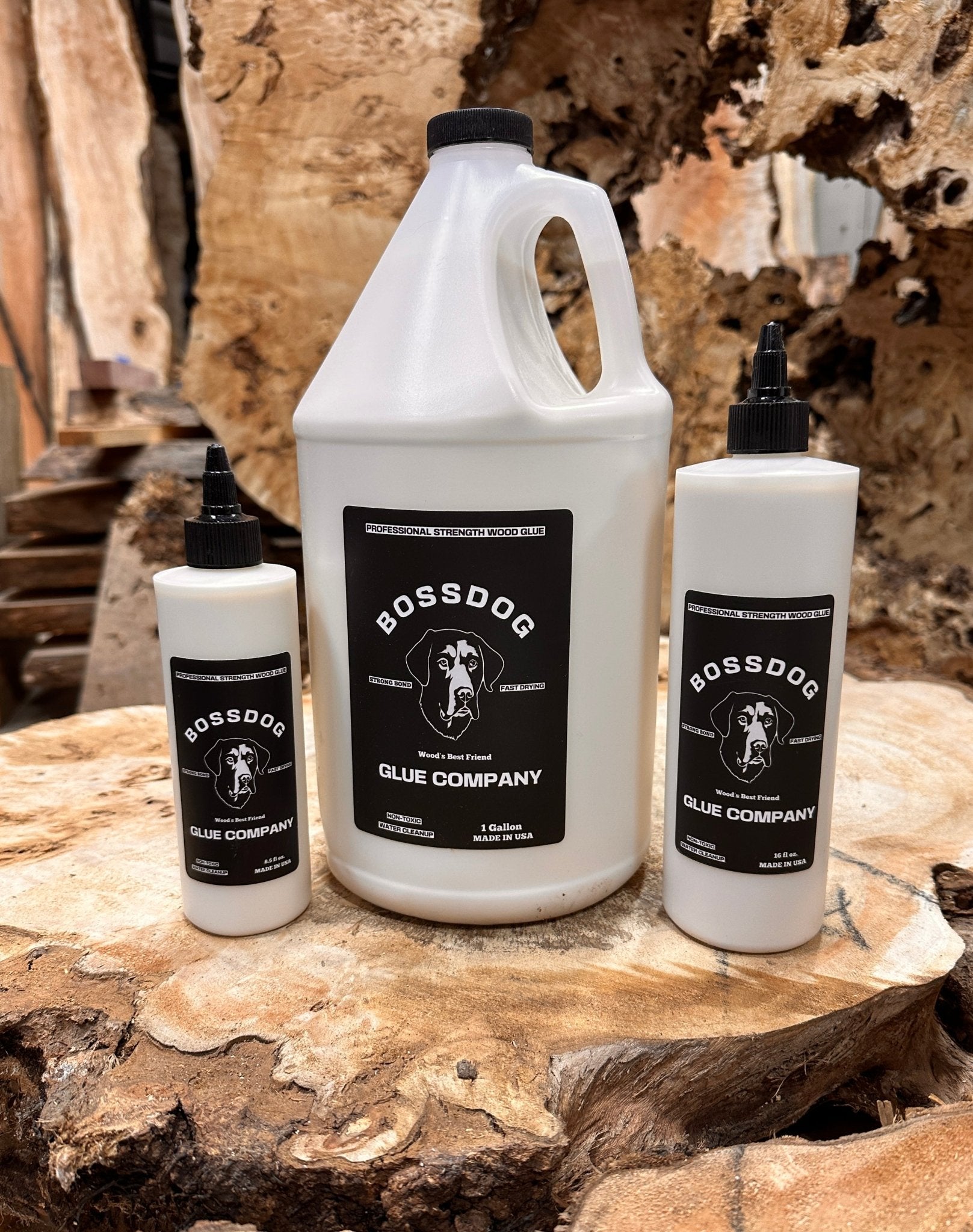 BOSSDOG Wood Glue | Professional Strength PVA Adhesive | Wood Glue | BossDog