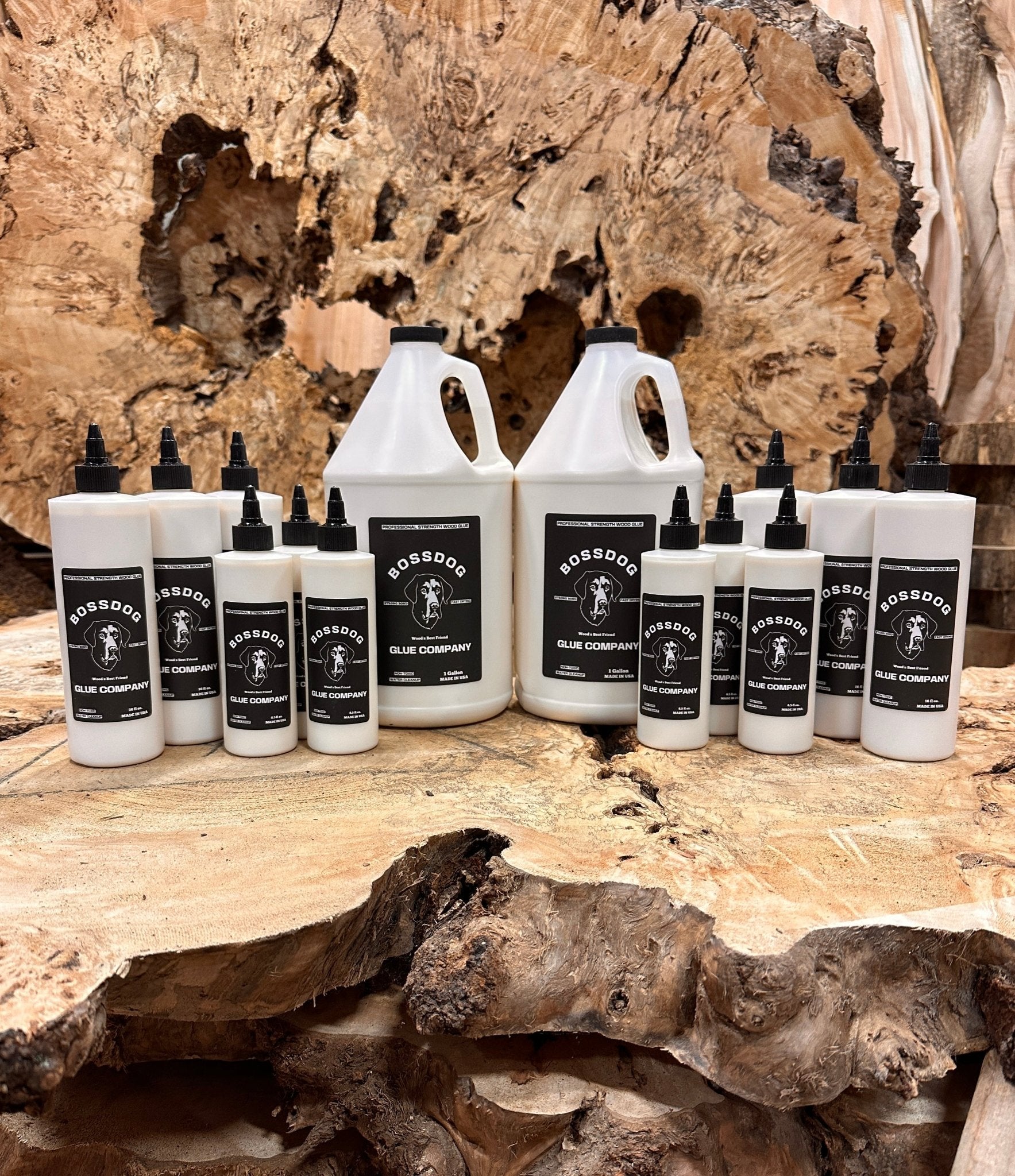 BOSSDOG Wood Glue | Professional Strength PVA Adhesive | Wood Glue | BossDog