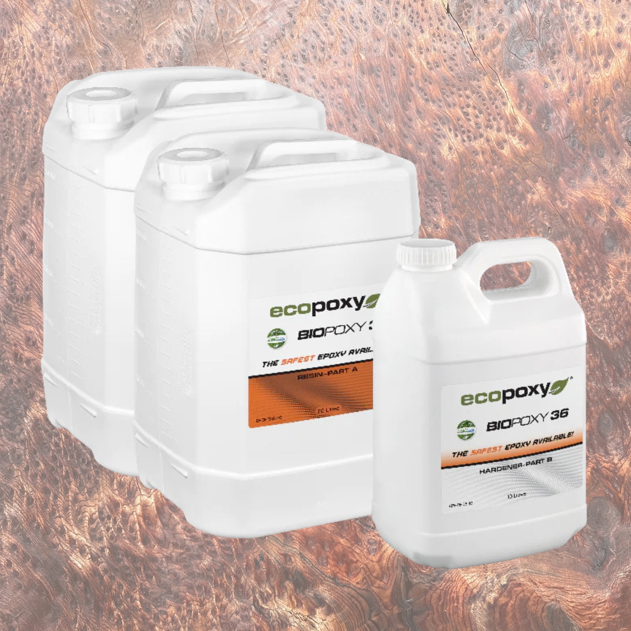 EcoPoxy 201.5L (53.2gal) BioPoxy-36 Wholesale Bundle | Epoxy | EcoPoxy