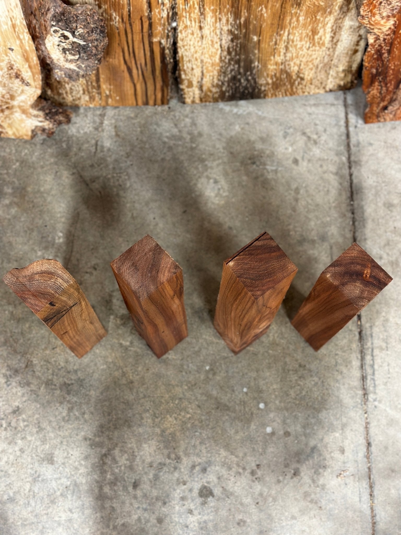 Elm Blanks 4 Pack Bundle | Turning Blank | DGB Woodworks