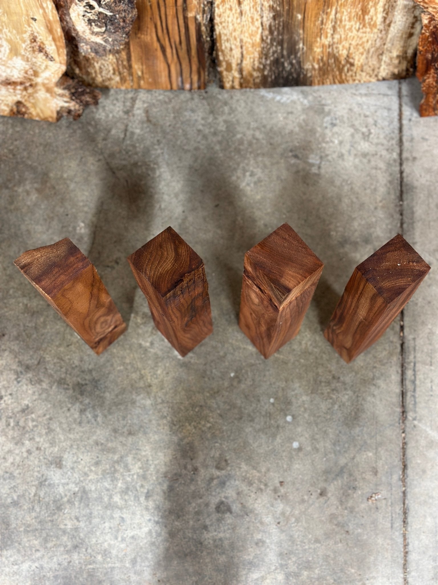 Elm Blanks 4 Pack Bundle | Turning Blank | DGB Woodworks