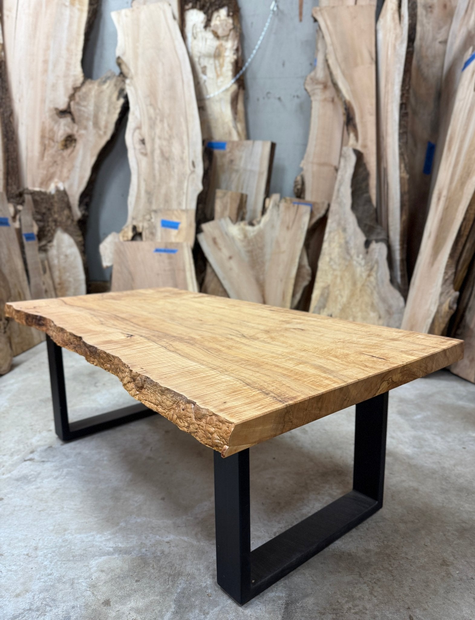 Live Edge Norway Maple Coffee Table | Coffee Table | Hamilton Lee Designs |