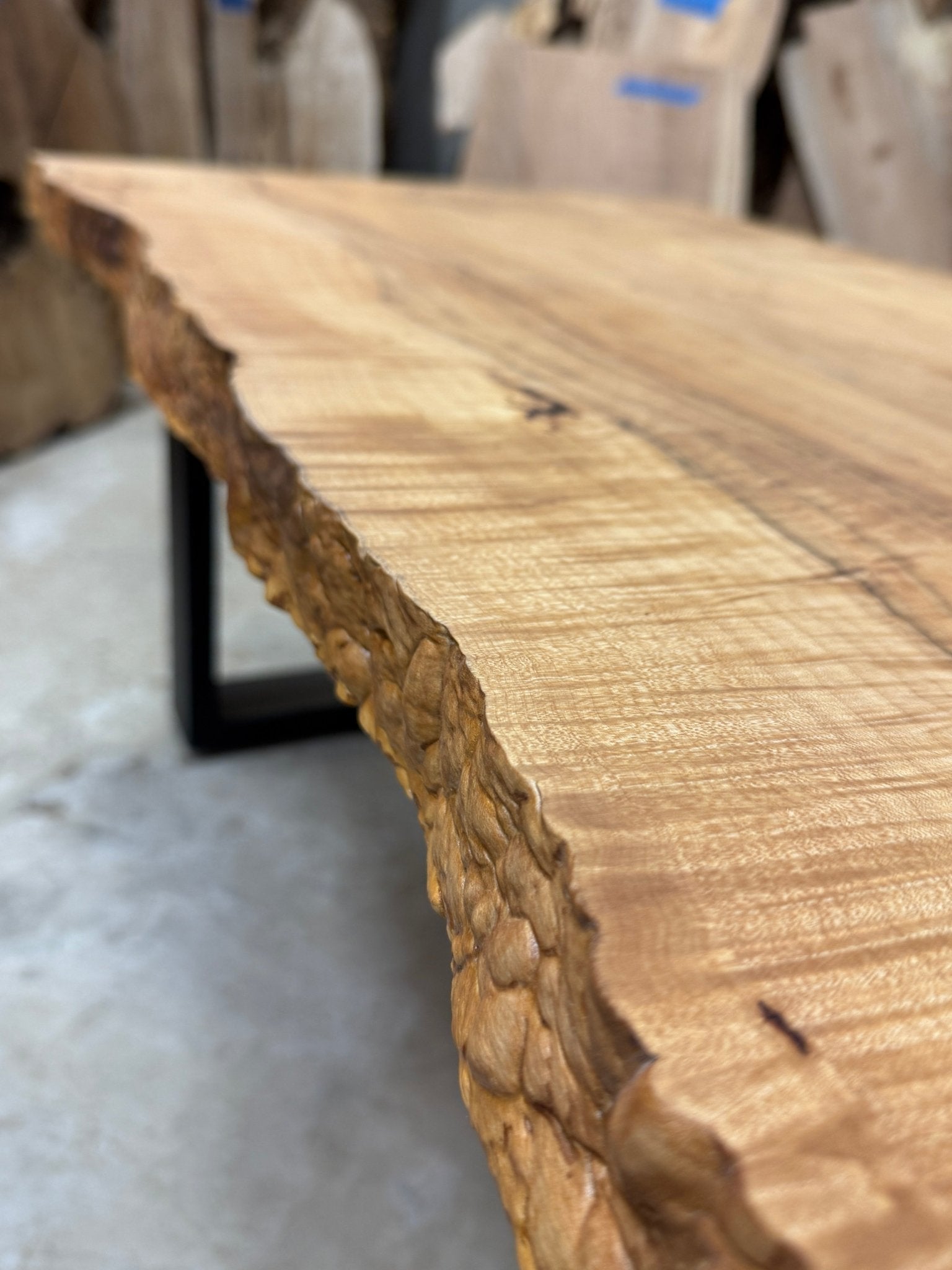 Live Edge Norway Maple Coffee Table | Coffee Table | Hamilton Lee Designs |