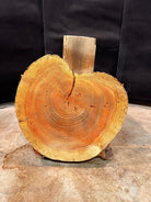 LiveEdge Douglas Fir Heart Shaped Cookie | Douglas Fir | Double Diamond