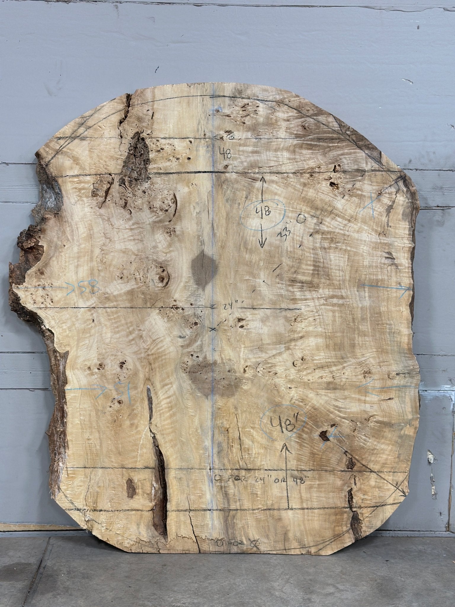 LiveEdge Mappa Burl | Mappa Burl | Double Diamond | BGDDMB678