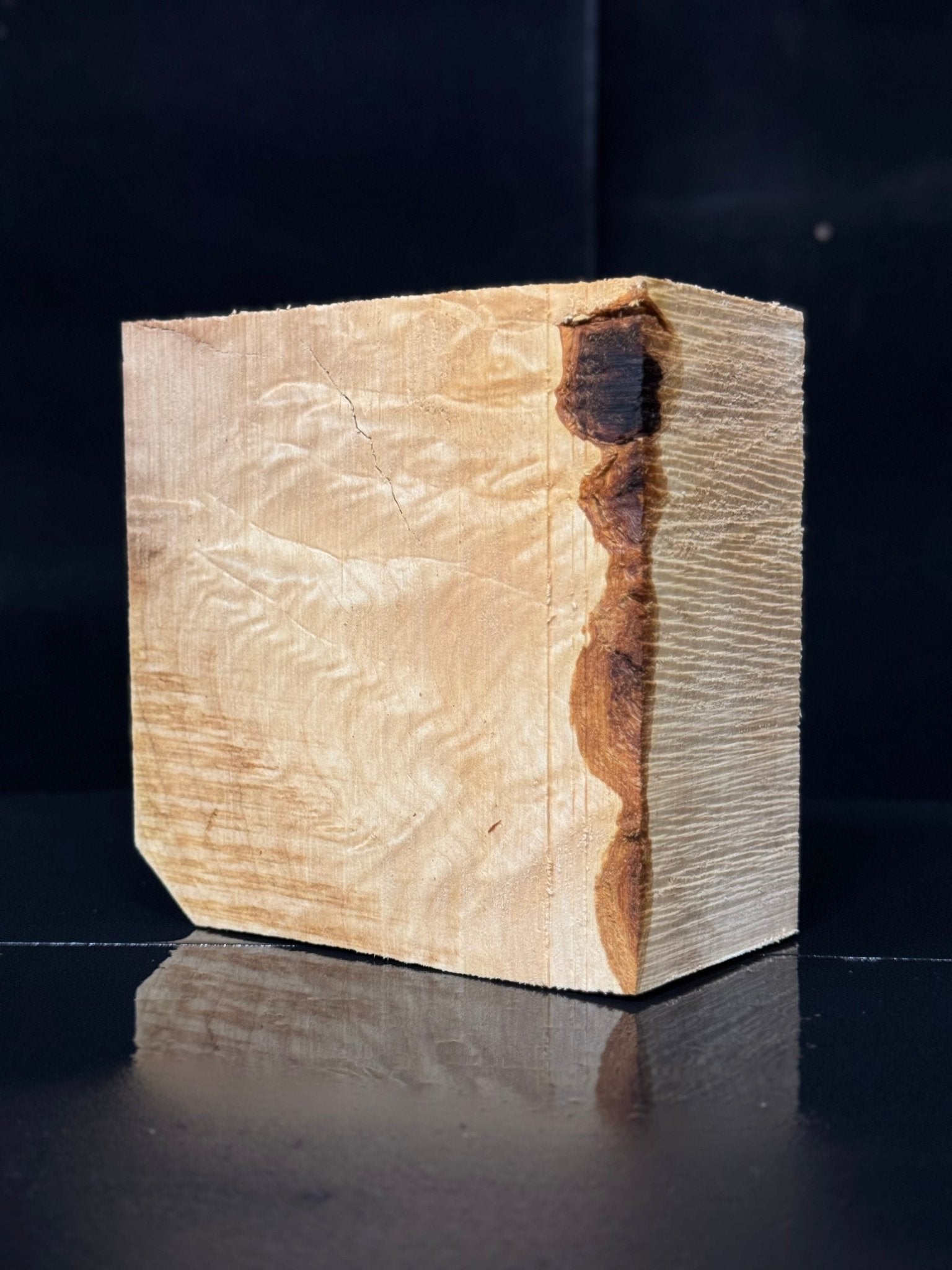 Norway Maple Bowl Blank | Norway Maple | Double Diamond | BGDDNMTS.845