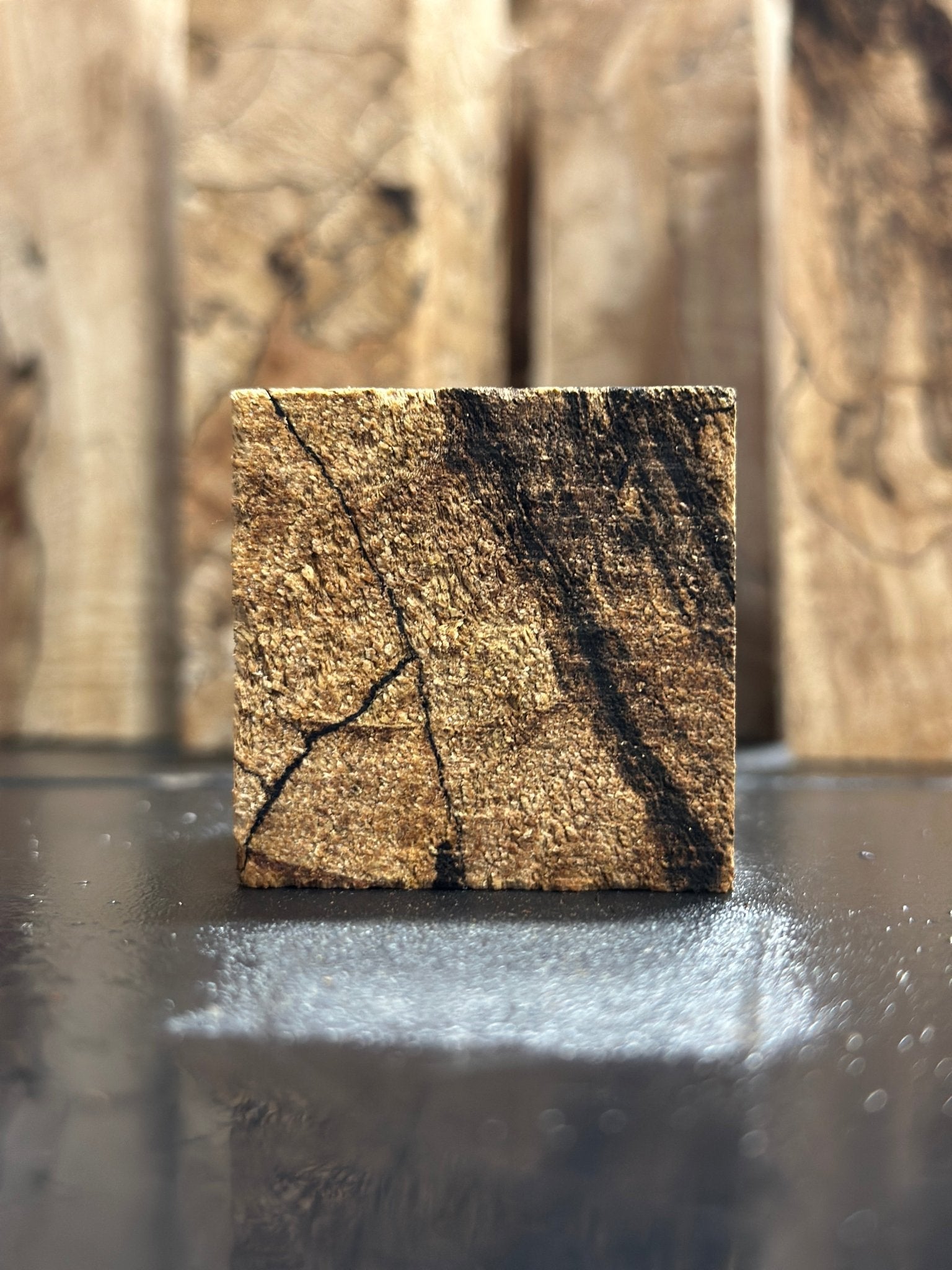 Spalted Big Leaf Maple Blank | Big Leaf Maple | Double Diamond | BGDDBLMTS.978