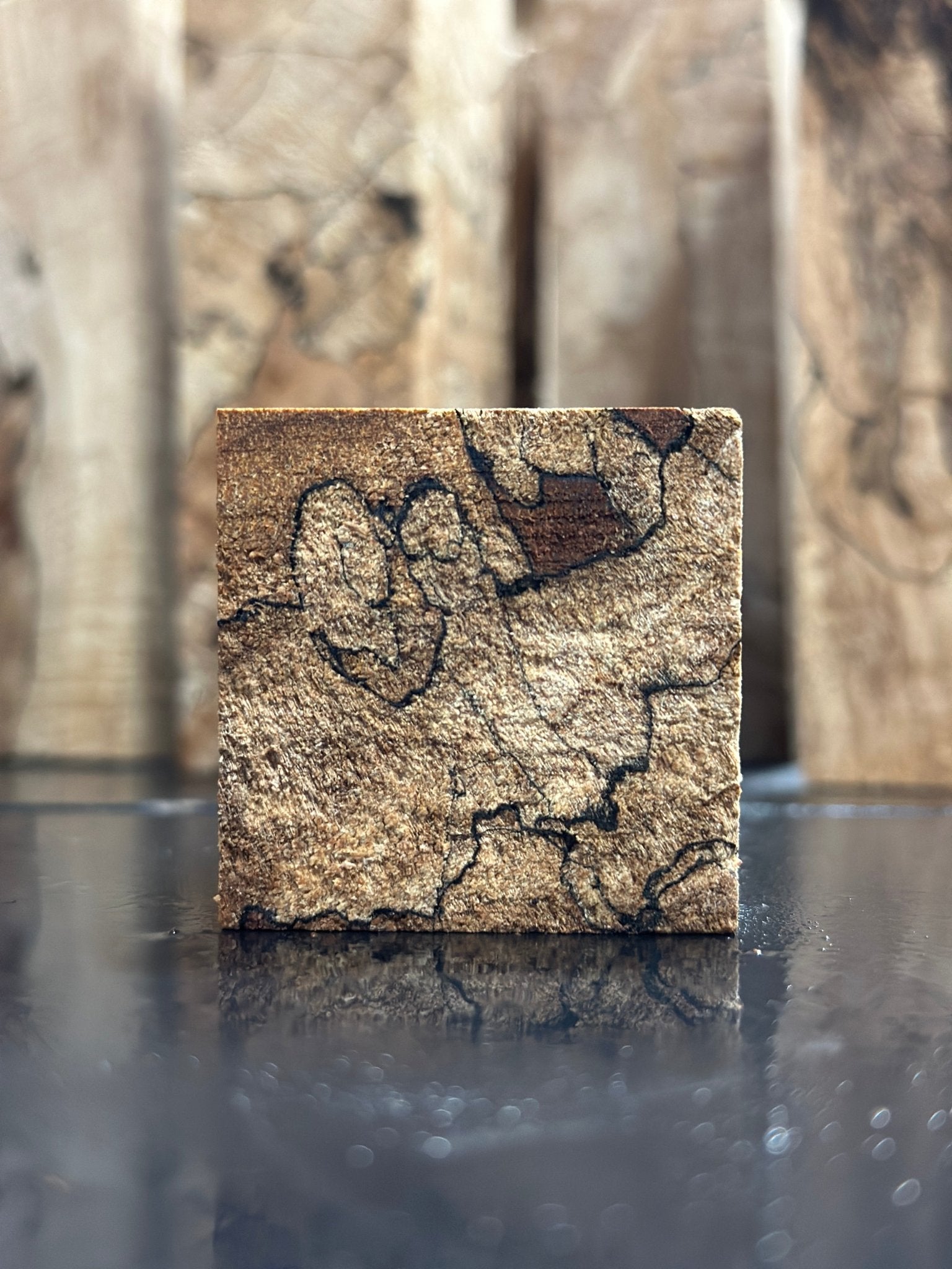 Spalted Big Leaf Maple Blank | Big Leaf Maple | Double Diamond | BGDDBLMTS.978