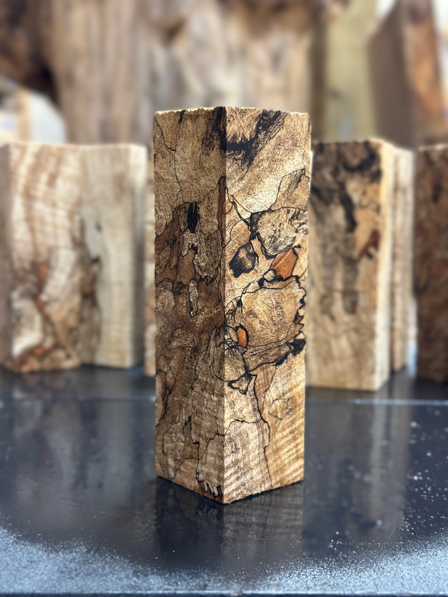 Spalted Big Leaf Maple Blank | Big Leaf Maple | Double Diamond | BGDDBLMTS.978