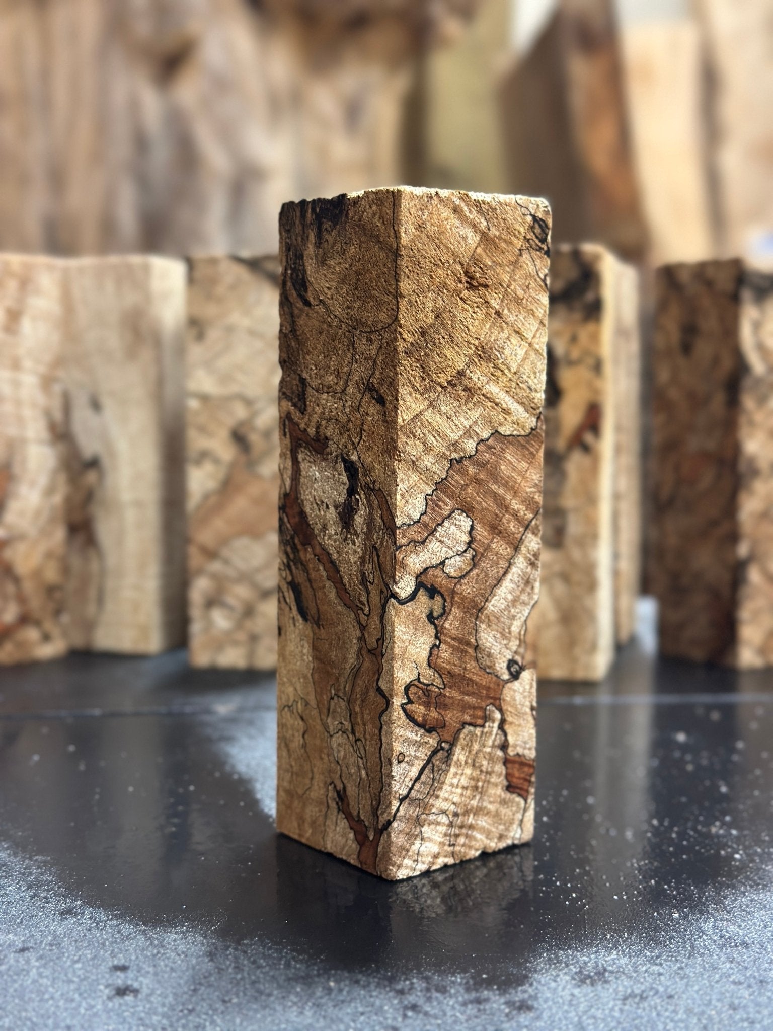 Spalted Big Leaf Maple Blank | Big Leaf Maple | Double Diamond | BGDDBLMTS.978