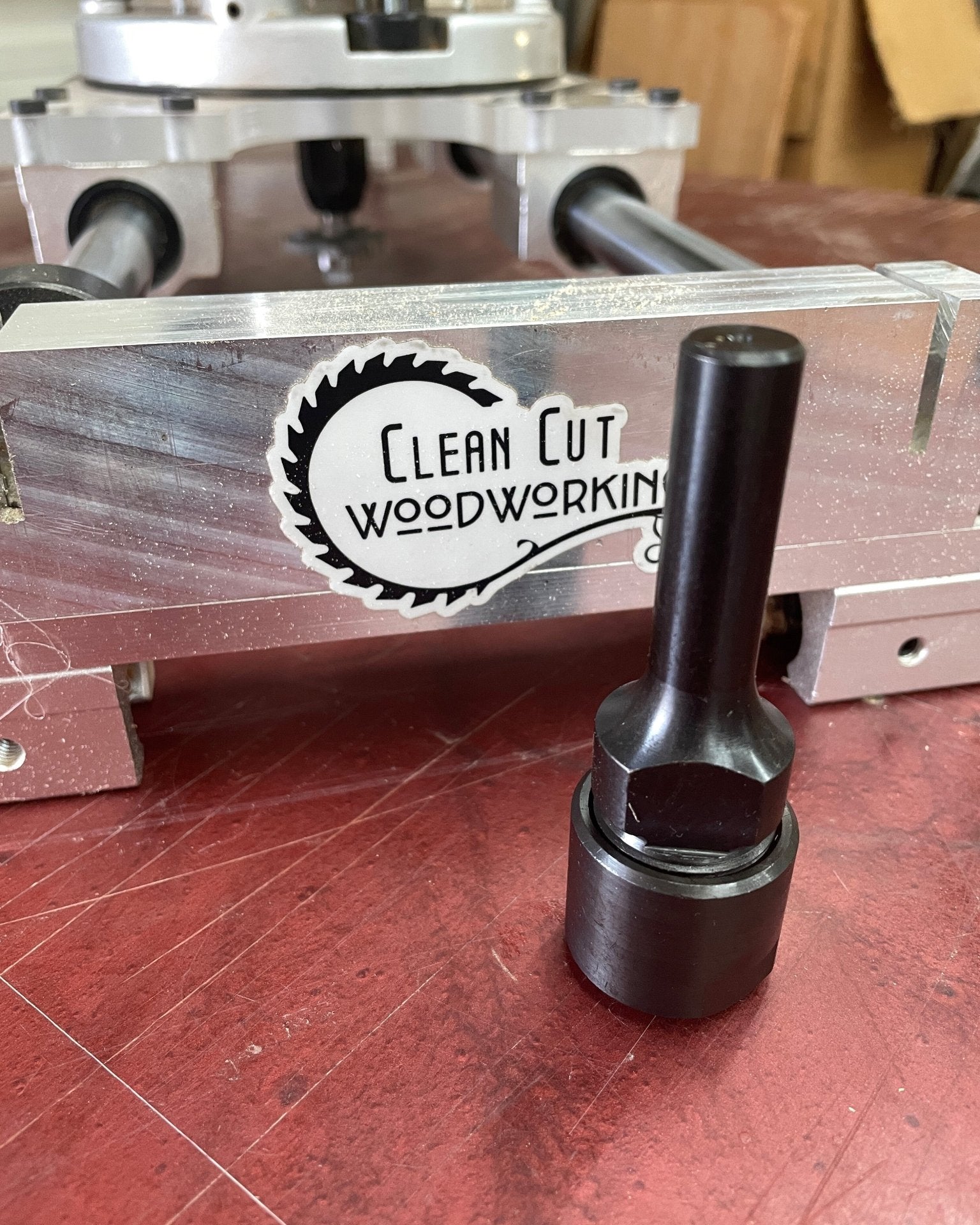 1/2" Collet Extension for the Clean Cut Woodworking Router Sled | Collet Extension | Clean Cut Woodworking