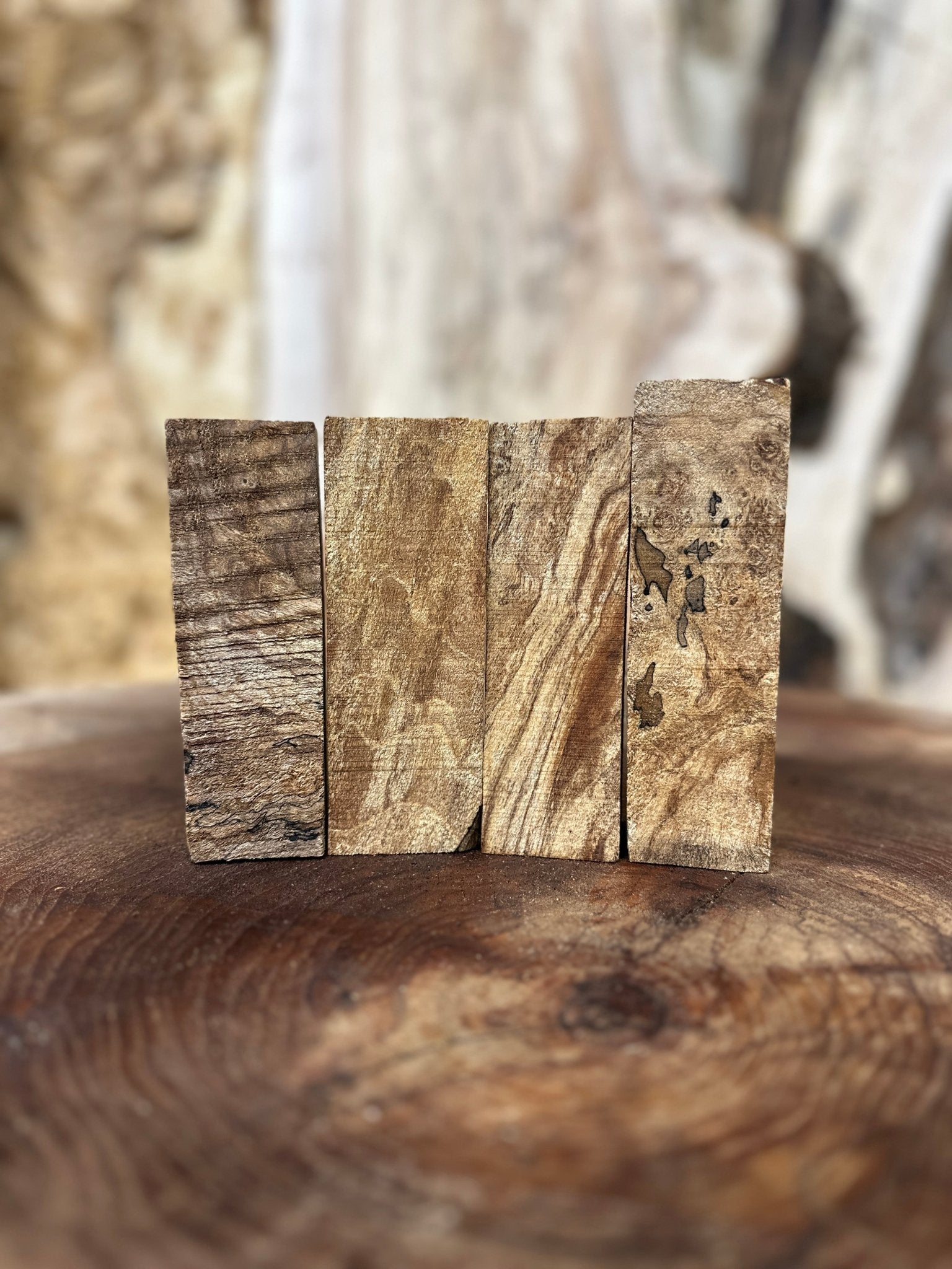 Big Leaf Maple Call Blanks 4 Pack Bundle | Big Leaf Maple | Hamilton Lee Supply