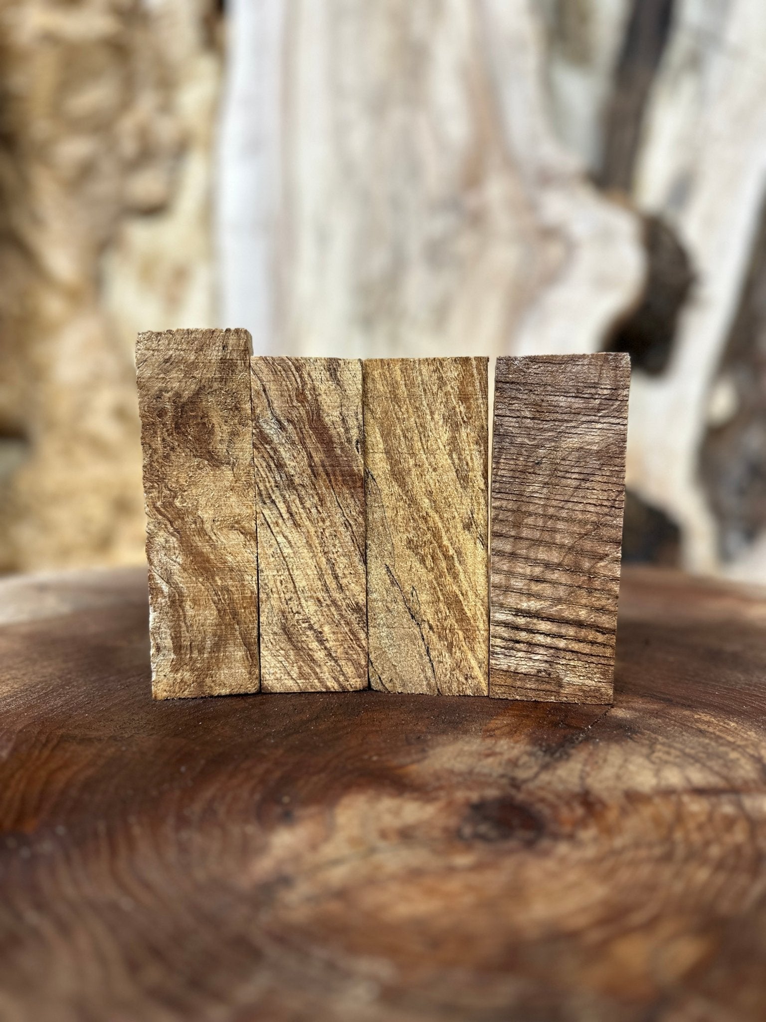 Big Leaf Maple Call Blanks 4 Pack Bundle | Big Leaf Maple | Hamilton Lee Supply