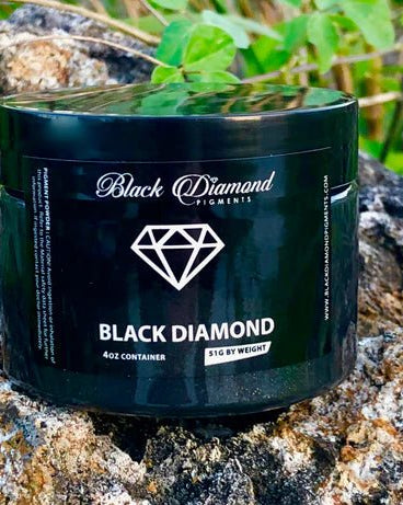 Black Diamond Pigments - Black Diamond - 51g | Mica Pigment | Hamilton Lee Supply