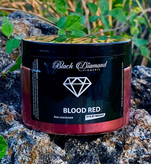 Black Diamond Pigments | Black Diamond Pigments - Blood Red - 51g | Mica Pigment | Hamilton Lee Supply