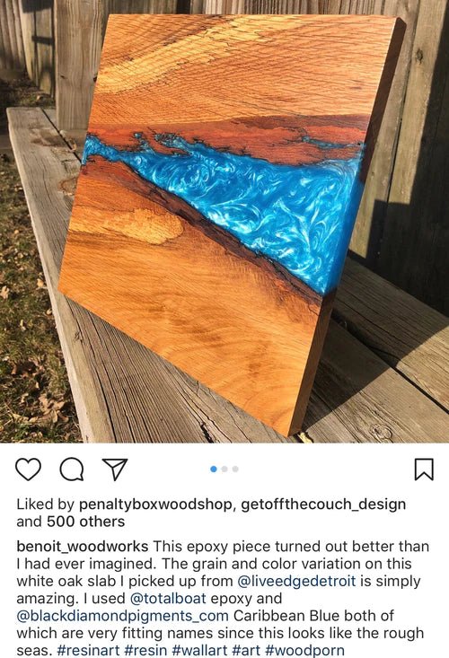 Black Diamond Pigments - Caribbean Blue - 51g | Mica Pigment | Hamilton Lee Supply