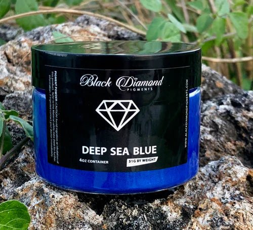 Black Diamond Pigments - Deep Blue Sea - 51g | Mica Pigment | Hamilton Lee Supply