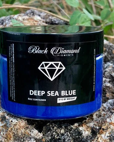 Black Diamond Pigments - Deep Blue Sea - 51g | Mica Pigment | Hamilton Lee Supply
