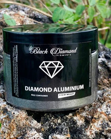 Black Diamond Pigments - Diamond Aluminium - 51g | Mica Pigment | Hamilton Lee Supply
