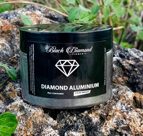 Black Diamond Pigments - Diamond Aluminium - 51g | Mica Pigment | Hamilton Lee Supply