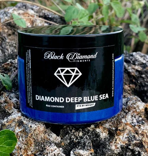 Black Diamond Pigments - Diamond Deep Blue Sea - 51g | Mica Pigment | Hamilton Lee Supply