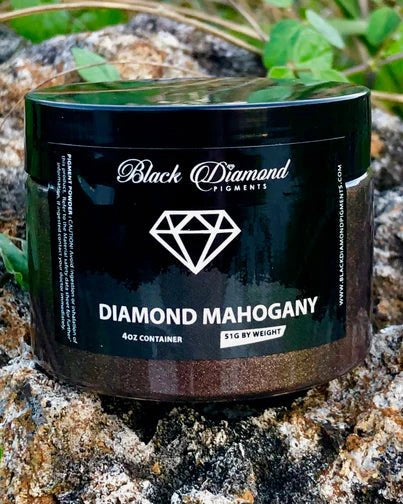 Black Diamond Pigments - Diamond Mahogany - 51g | Mica Pigment | Hamilton Lee Supply