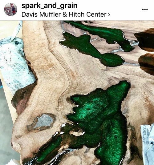 Black Diamond Pigments - Emerald Green - 51g | Mica Pigment | Hamilton Lee Supply