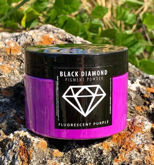 Black Diamond Pigments - Fluorescent Purple - 42g | Mica Pigment | Hamilton Lee Supply