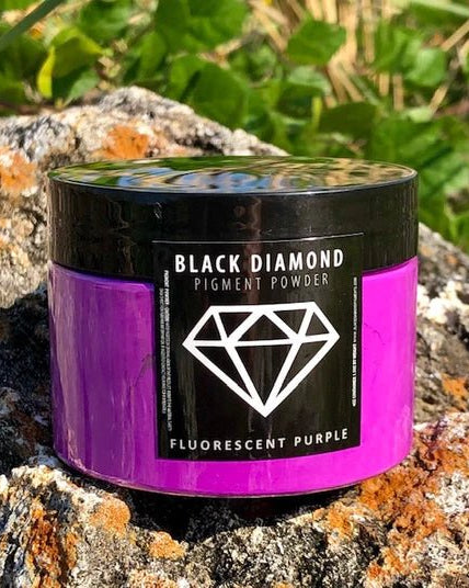 Black Diamond Pigments - Fluorescent Purple - 42g | Mica Pigment | Hamilton Lee Supply