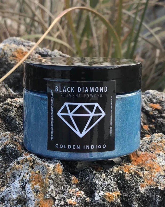 Black Diamond Pigments - Golden Indigo - 51g | Mica Pigment | Hamilton Lee Supply