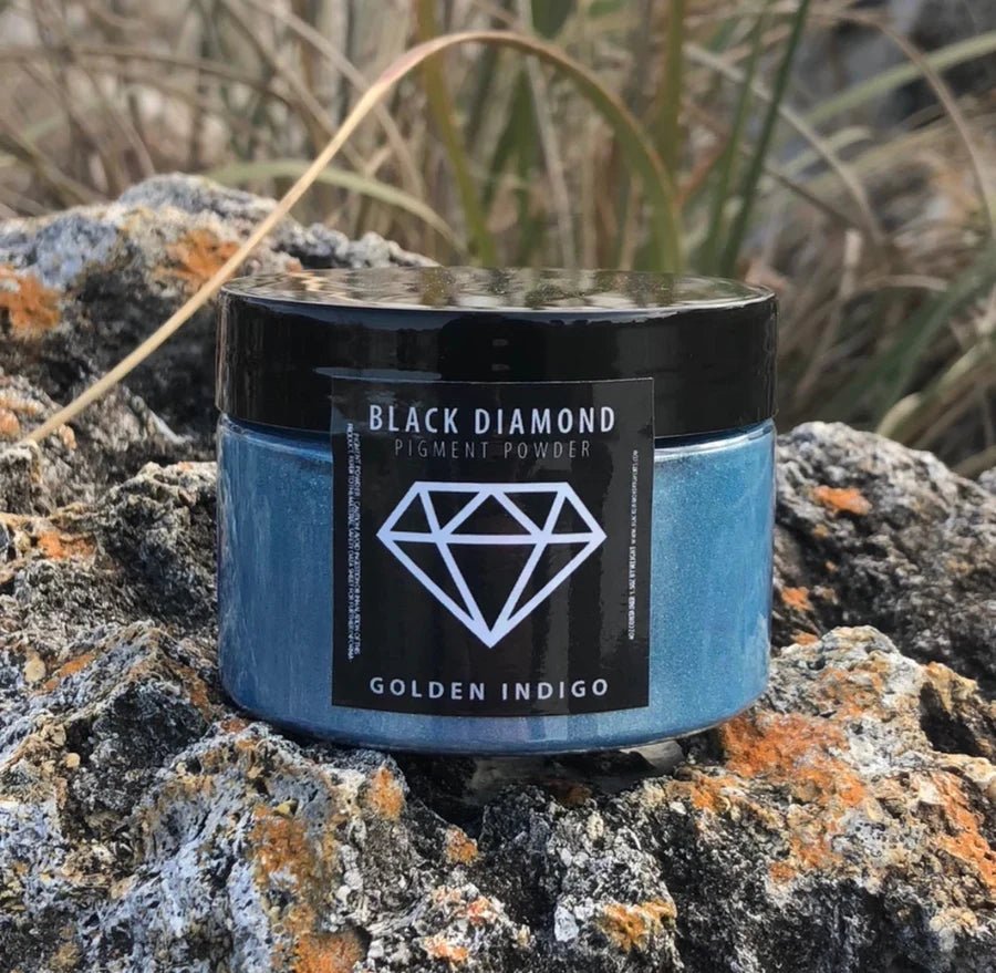 Black Diamond Pigments - Golden Indigo - 51g | Mica Pigment | Hamilton Lee Supply