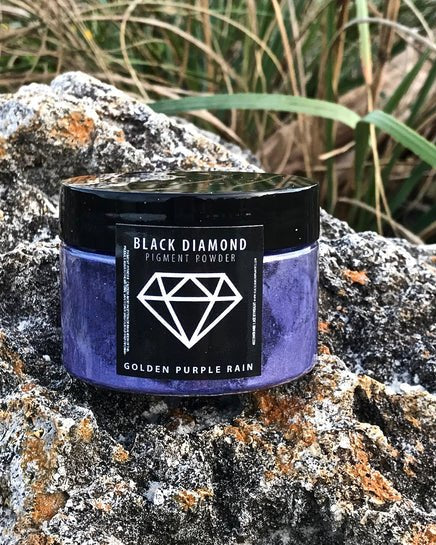 Black Diamond Pigments - Golden Purple Rain - 51g | Mica Pigment | Hamilton Lee Supply