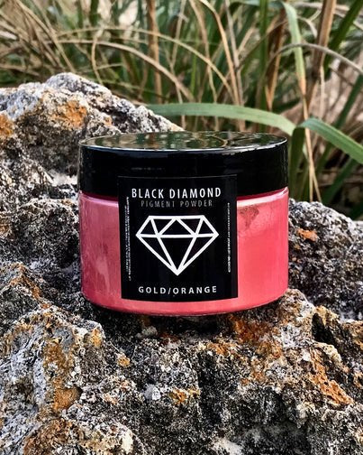 Black Diamond Pigments - Gold/Orange - 42g | Mica Pigment | Hamilton Lee Supply