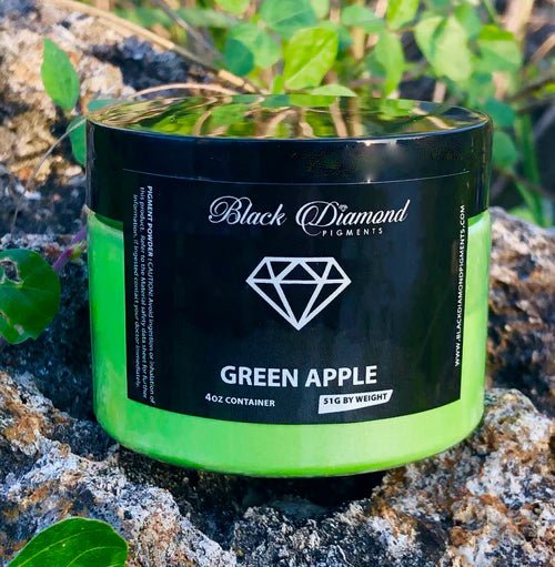 Black Diamond Pigments - Green Apple - 51g | Mica Pigment | Hamilton Lee Supply