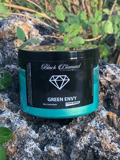 Black Diamond Pigments - Green Envy - 51g | Mica Pigment | Hamilton Lee Supply
